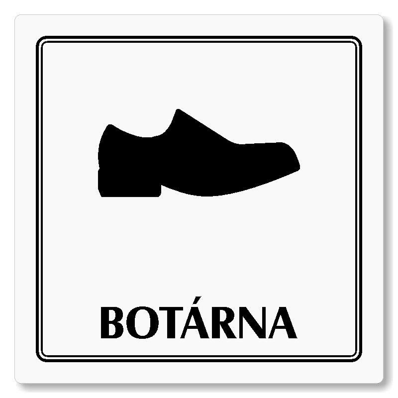 Botárna, 80x80mm, bílá, Utah